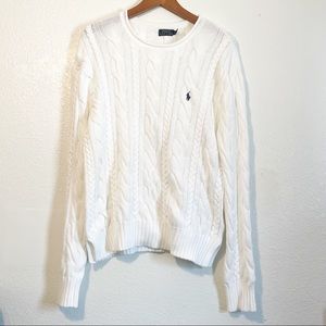 Polo Ralph Lauren Cable Knit Sweater. Size Medium. NWOT